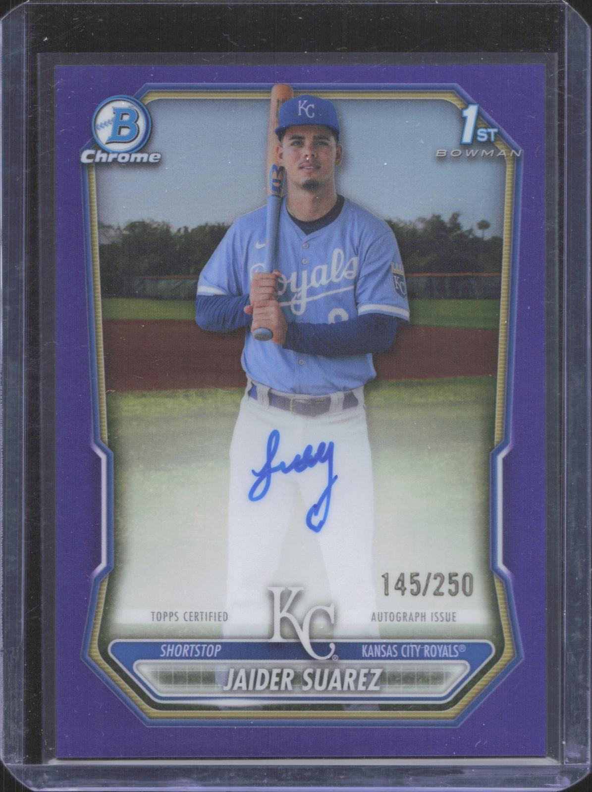 #CPA-J5 Topps 2026 Bowman Chrome - Jaider Suarez 145/250 Auto