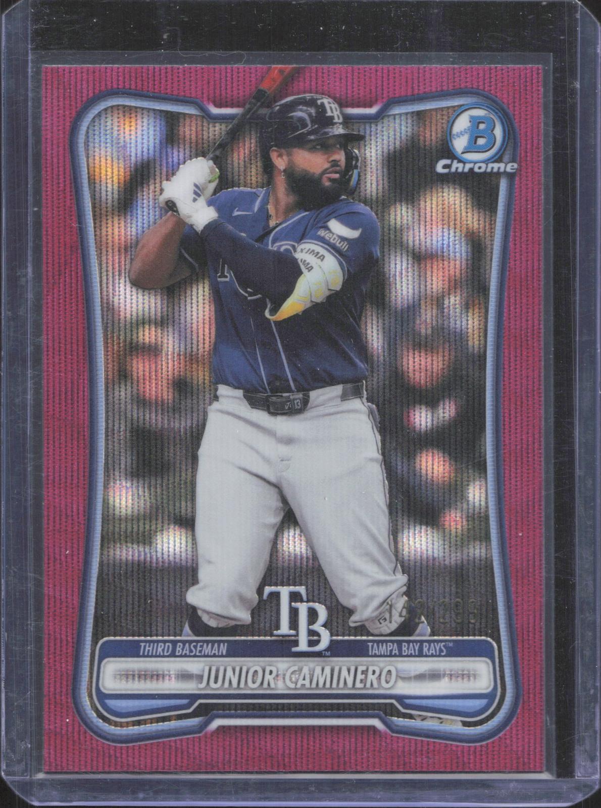 #98 Topps 2026 Bowman Chrome Junior Caminero 142/299