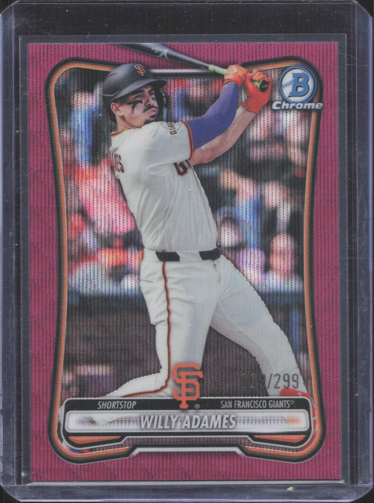 #69 Topps 2026 Bowman Chrome Willy Adams 29/299