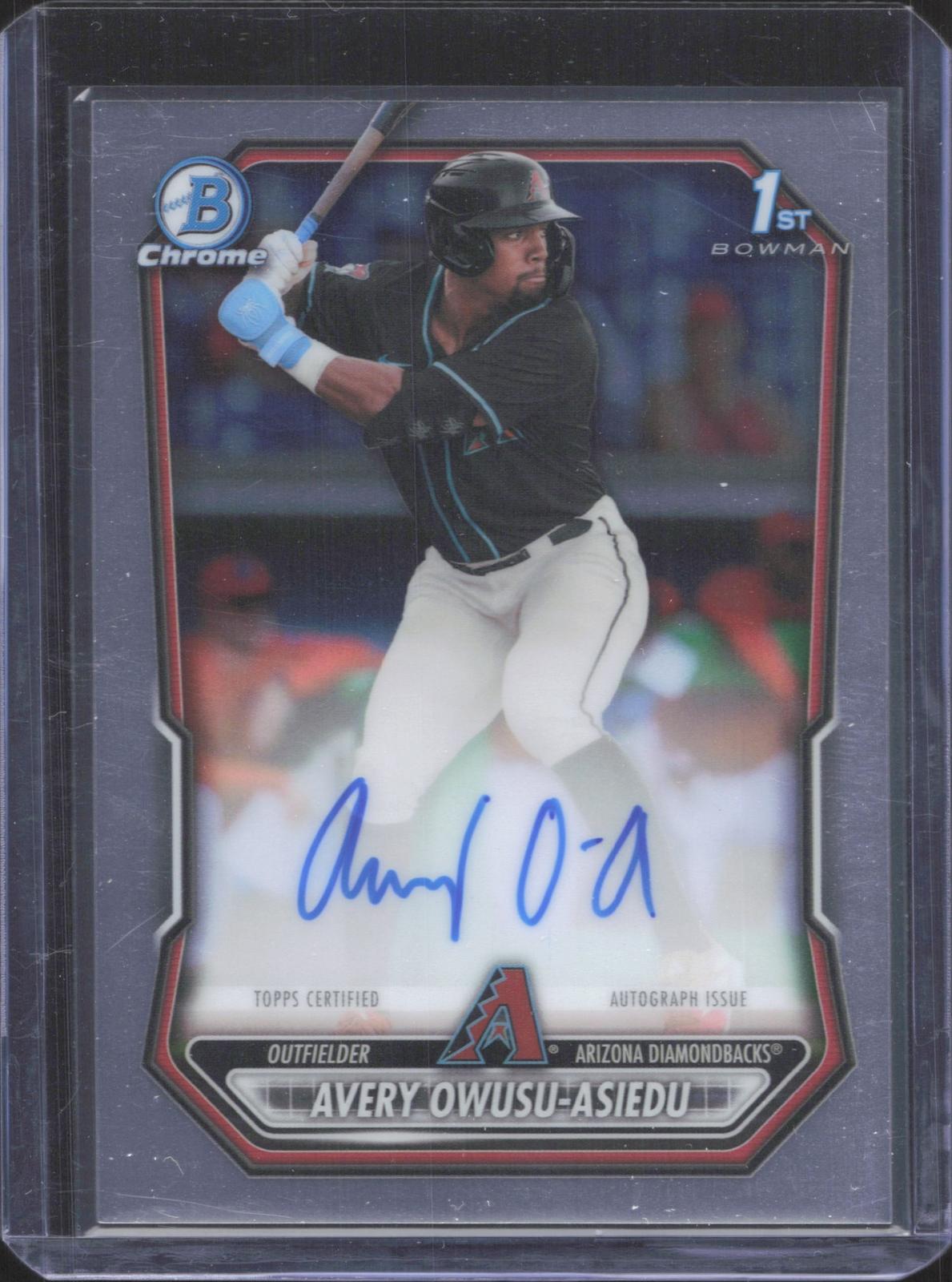 Bowman 2026 Bowman Chrome Avery Owusu-Asiedu #CPA-AOW Prospect Autographs