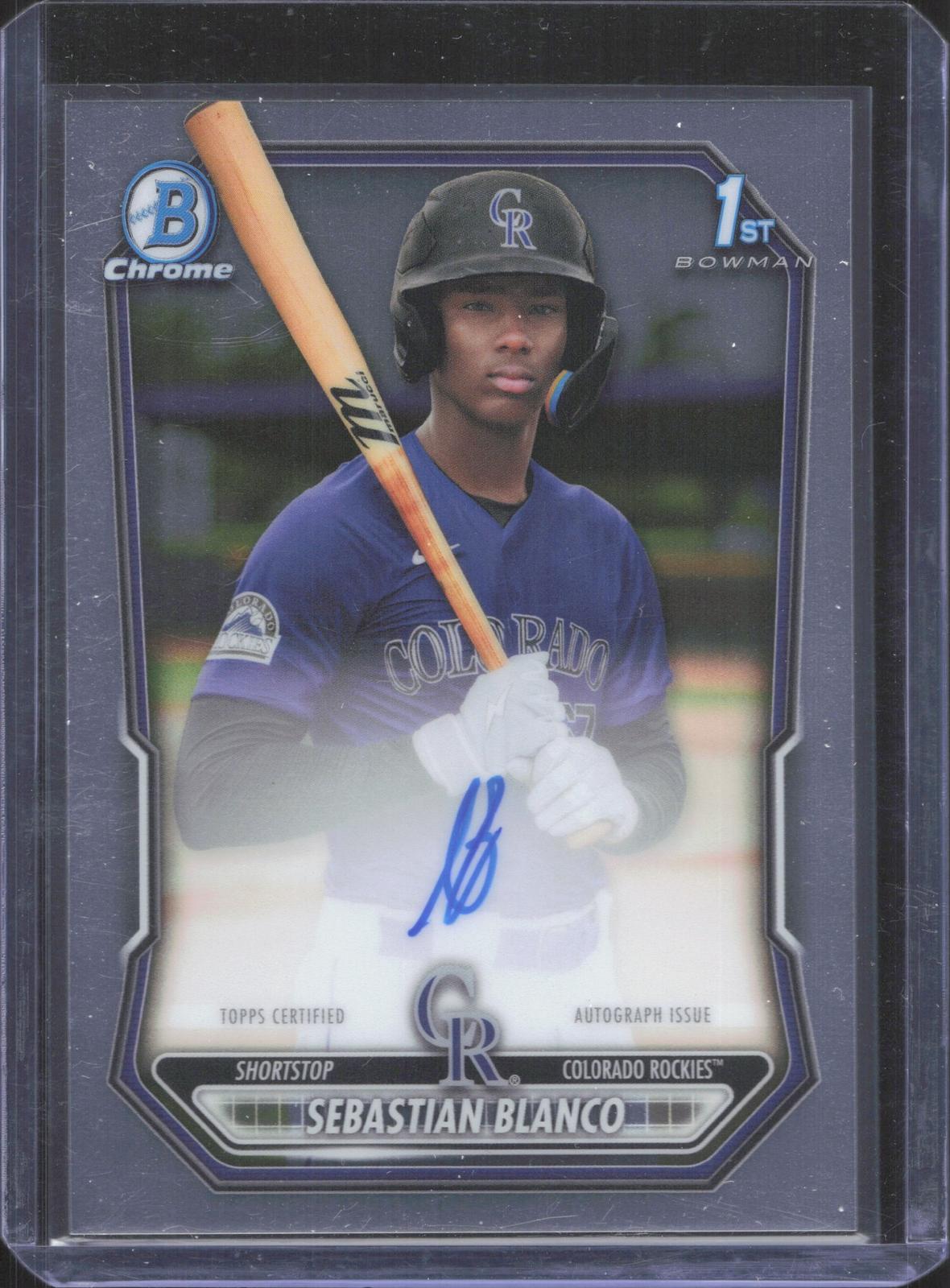 2026 Bowman Chrome Sebastian Blanco #CPA-SB Prospect Autographs