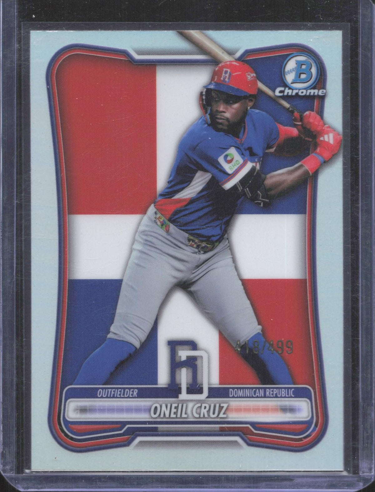 2026 Bowman Chrome Oneil Cruz #WBC-64 WBC Flag 418/499