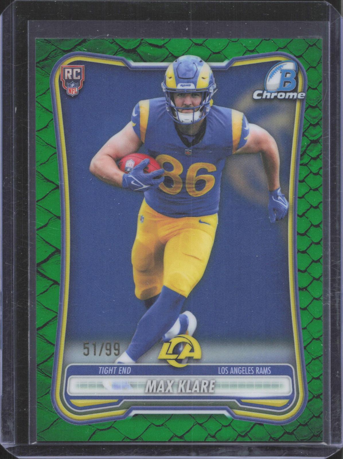 2026 Bowman Max Klare #BCV-160 Chrome /99