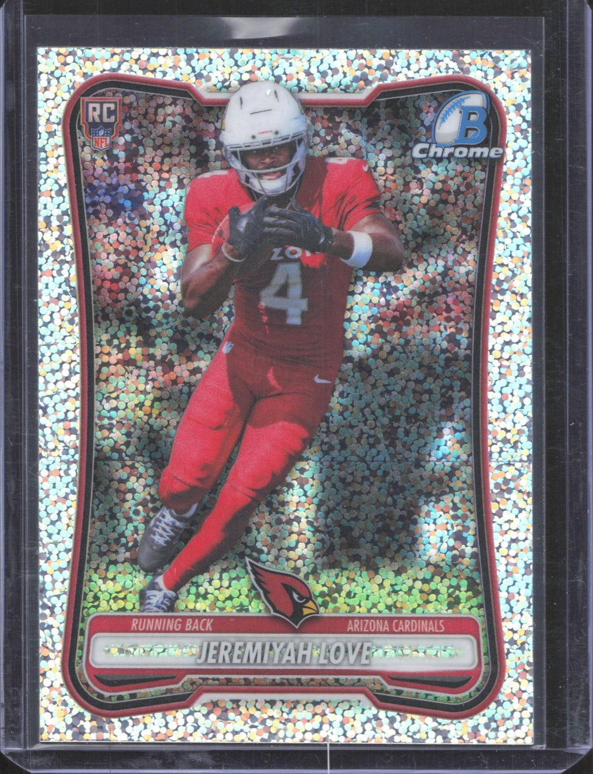 Bowman 2026 Bowman Jeremiyah Love #BCV-143 Chrome Speckle