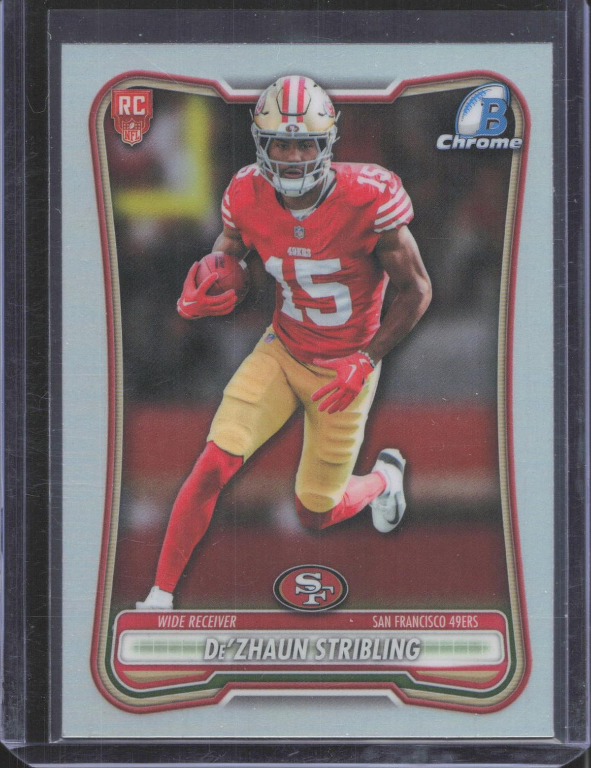 Bowman 2026 Bowman De'Zhaun Stribling #BRR-19 Chrome Rookie Red RC Logo