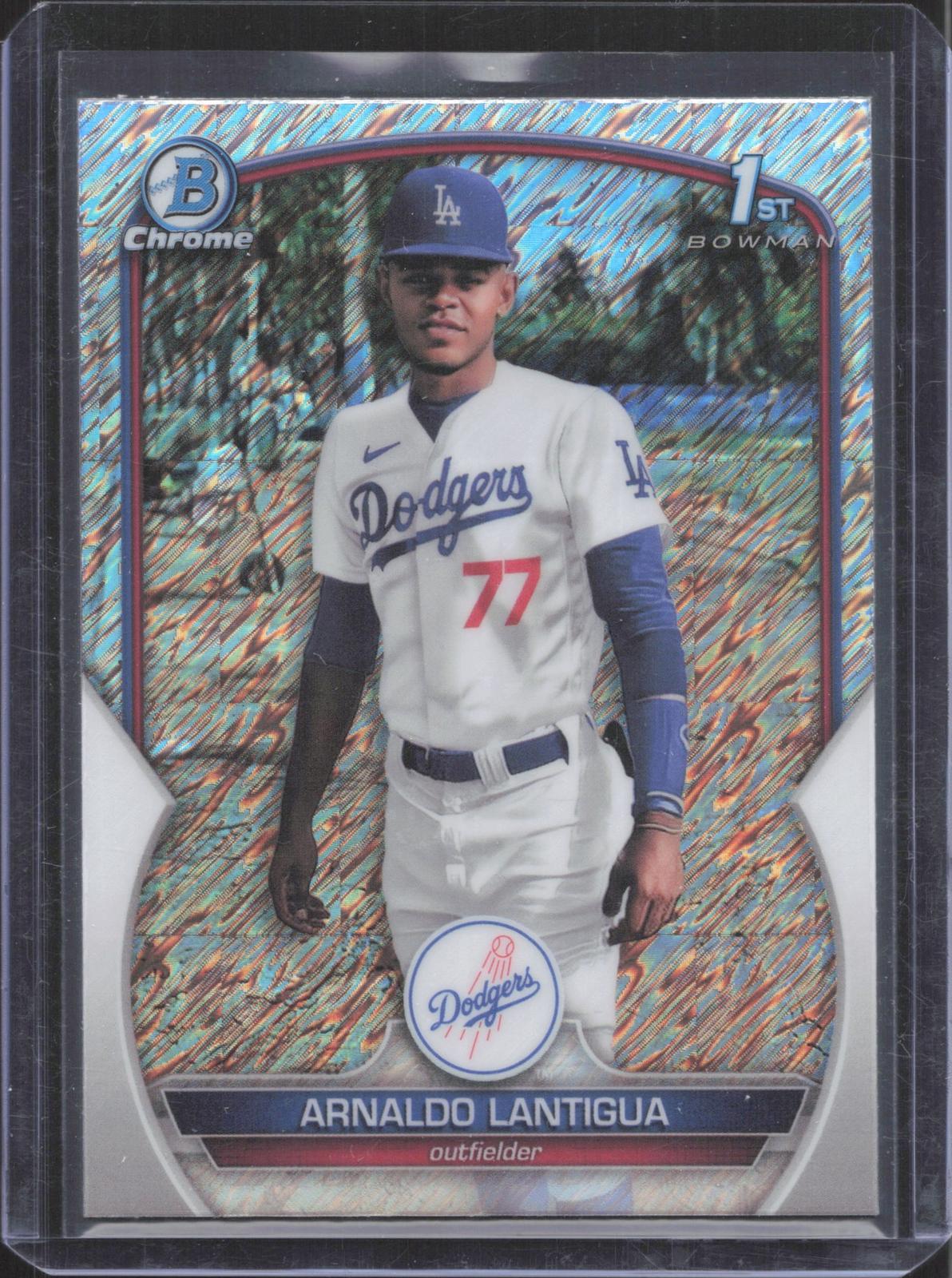 2023 Bowman Chrome Arnaldo Lantigua #BCP-242 Prospects Shimmer Refractor