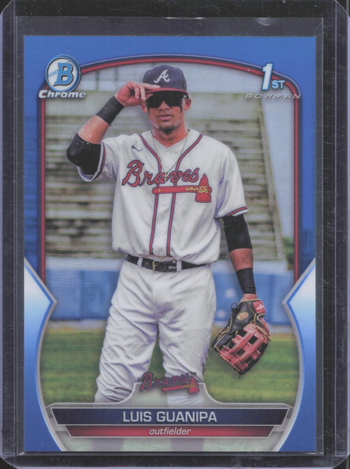 2023 Bowman Chrome Luis Guanipa #BCP-200 Prospects Blue Refractor 002/150