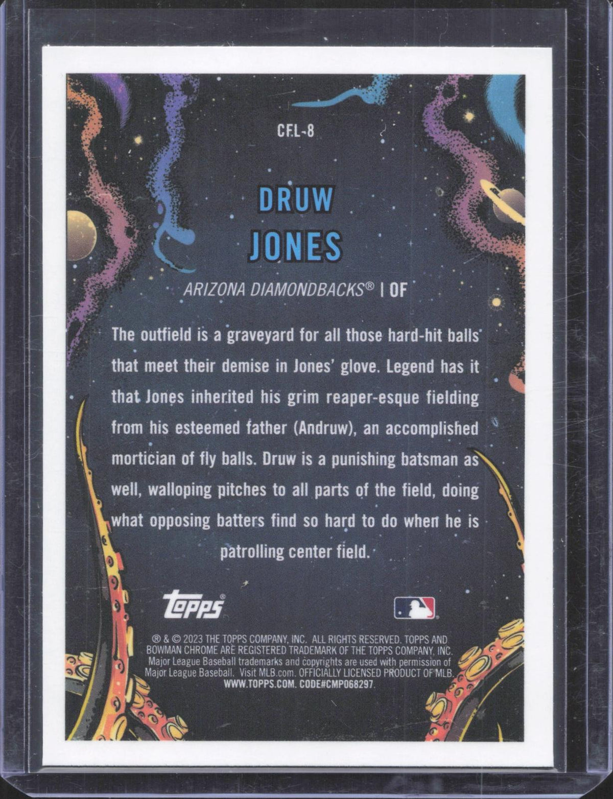 Bowman 2023 Bowman Chrome Druw Jones #CFL-8 It Came to the League
