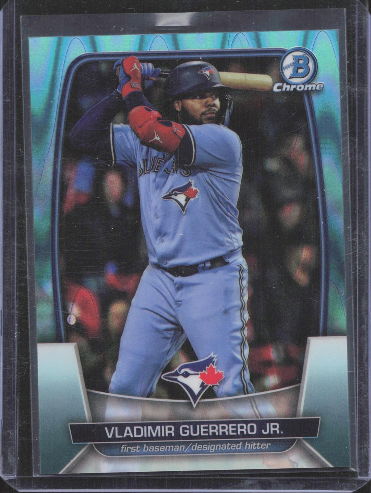 Bowman 2023 Bowman Chrome Vladimir Guerrero Jr. #19 Aqua RayWave Refractor