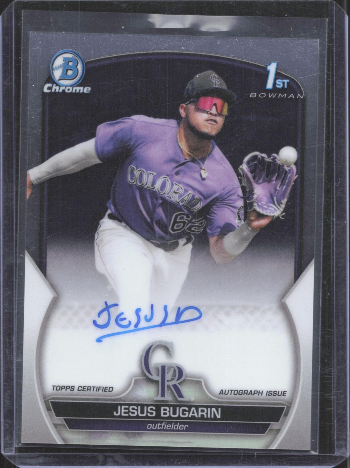 Bowman 2023 Bowman Chrome Jesus Bugarin #CPA-JB Prospect Autographs