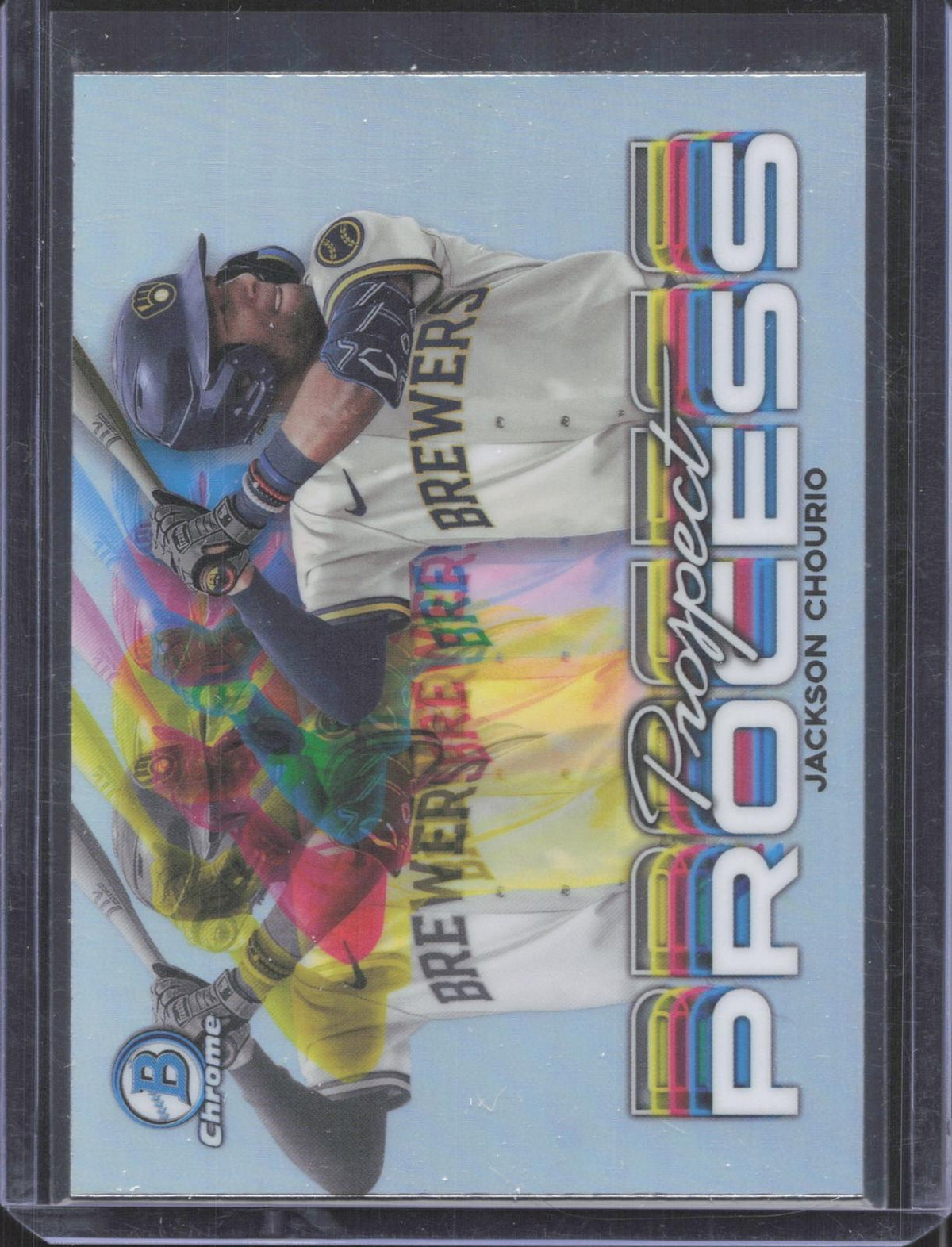 Bowman 2023 Bowman Chrome Jackson Chourio #PRP-5 Prospect Process