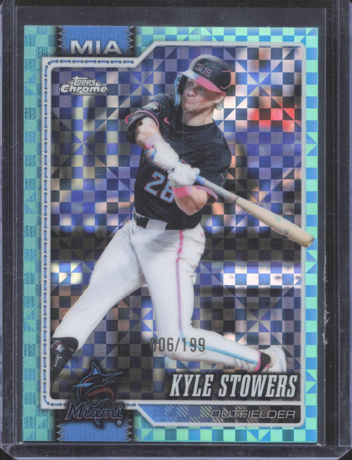 Topps 2026 Topps Chrome Kyle Stowers #48 Aqua X-Fractors